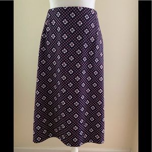 Cute Navy Blue, White & Red Skirt